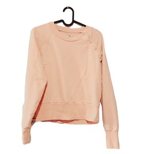 Mile(s) by Madewell 100% cotton cropped sweatshirt